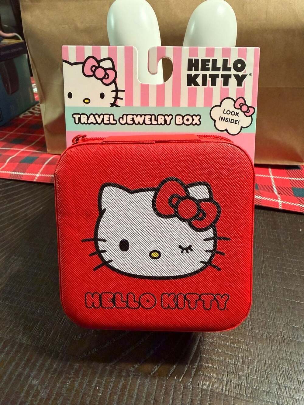 Hello Kitty Red Travel Jewelry Box New With Tags